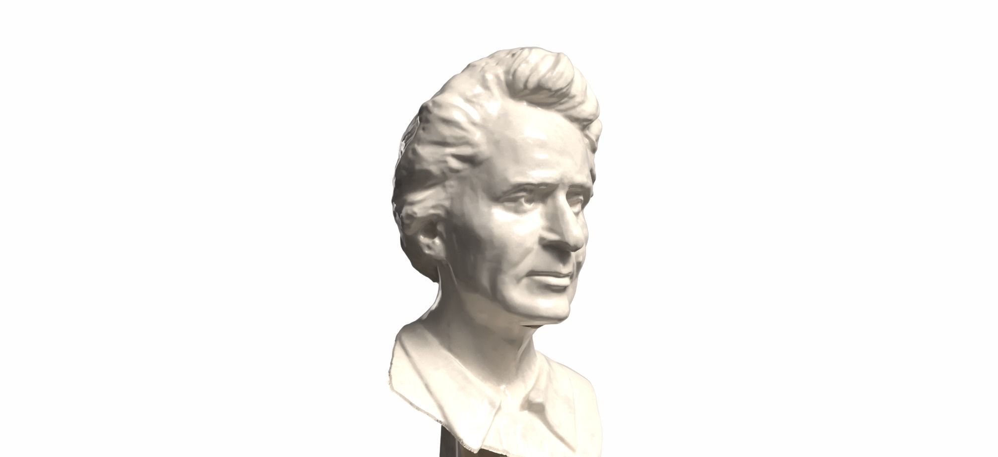 Marie Curie - 3D Printable FBX-STL-GLB-OBJ 3D print model_4