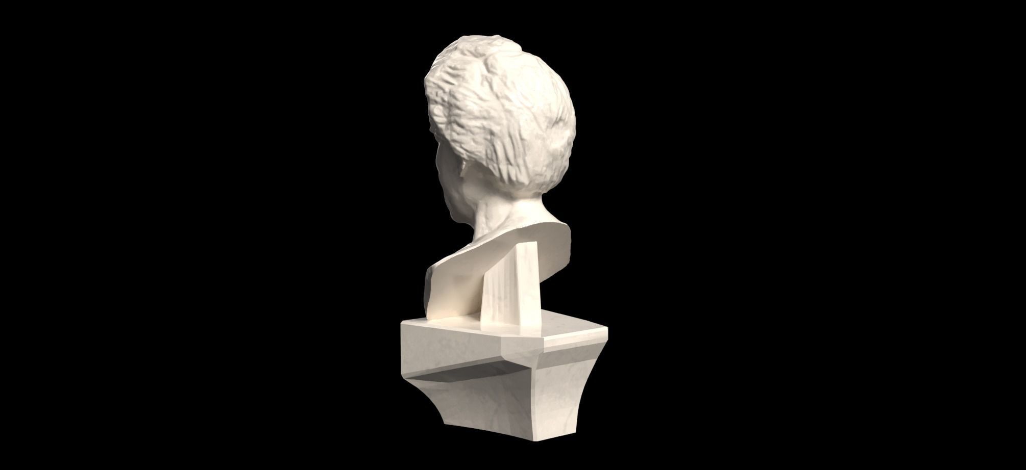 Marie Curie - 3D Printable FBX-STL-GLB-OBJ 3D print model_3