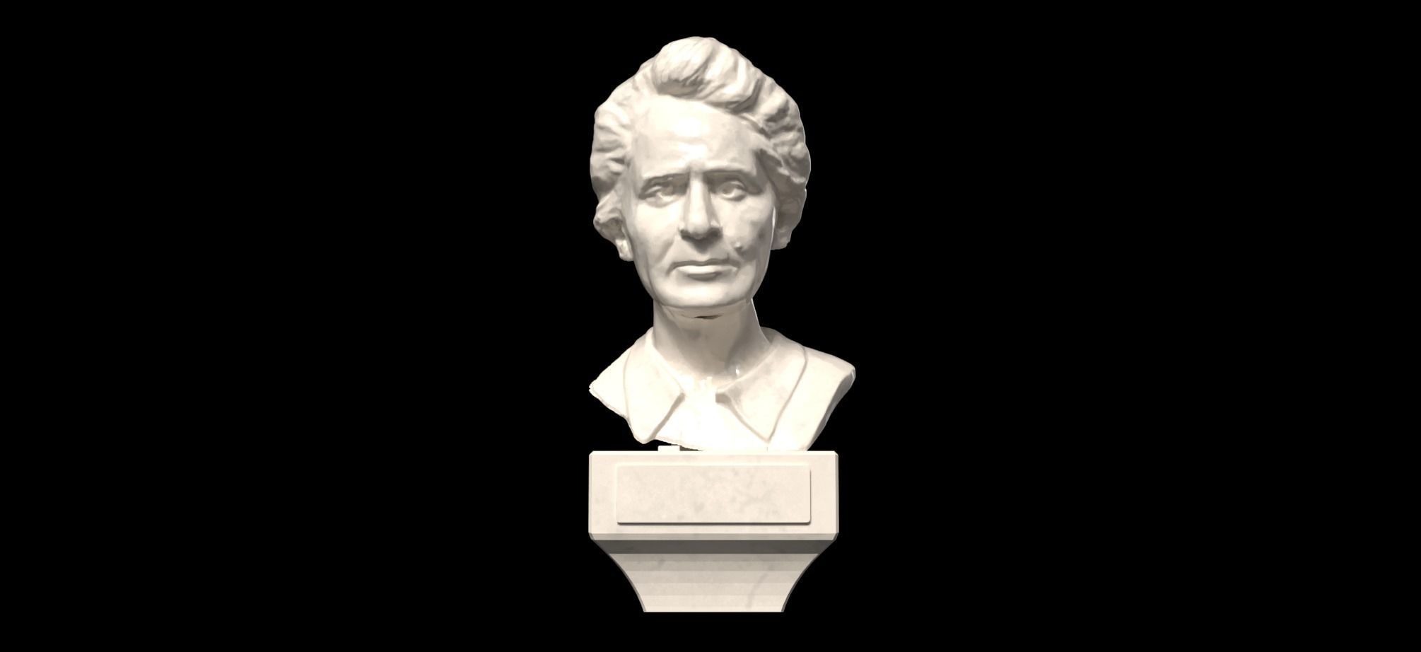 Marie Curie - 3D Printable FBX-STL-GLB-OBJ 3D print model_2