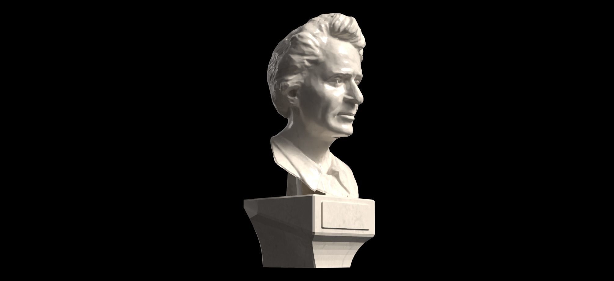 Marie Curie - 3D Printable FBX-STL-GLB-OBJ 3D print model_1