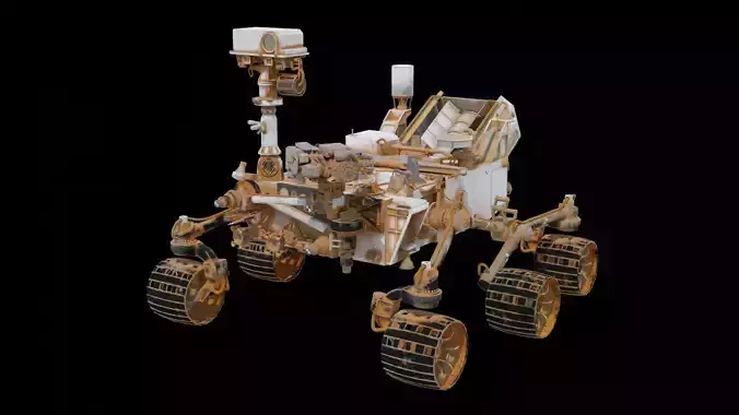 Mars rover 3D model