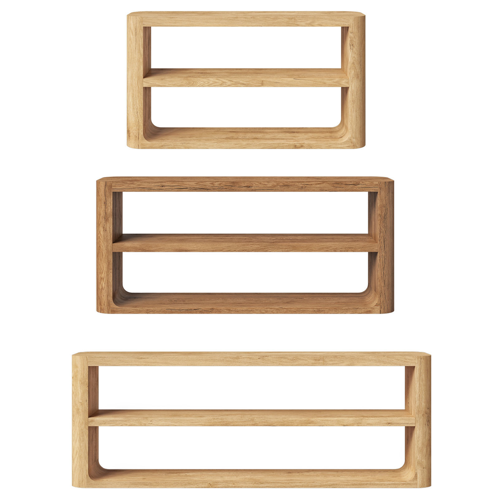 Restoration Hardware Oslo open console 3D model_7