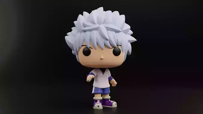 Killua Zoldyck funko pop from the anime hunter x hunter 3D print model