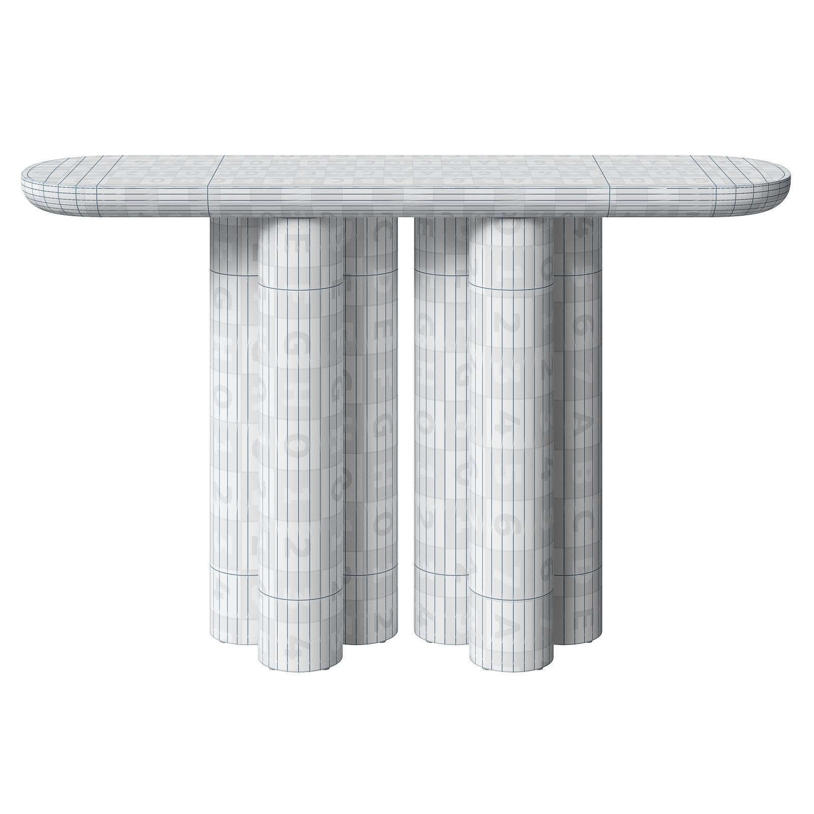 Restoration Hardware Oslo Console 3D model_8