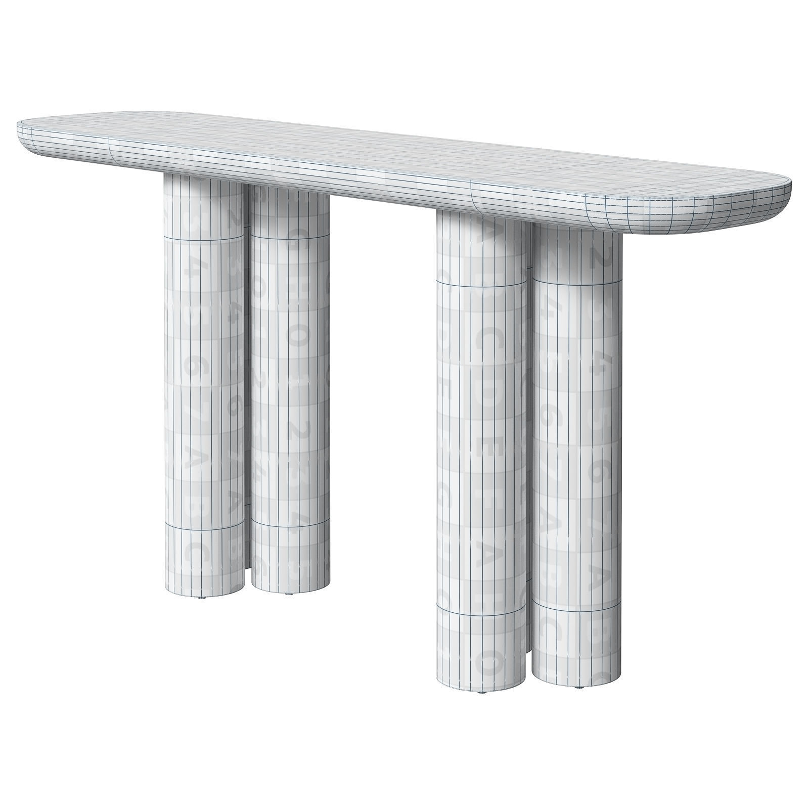 Restoration Hardware Oslo Console 3D model_9