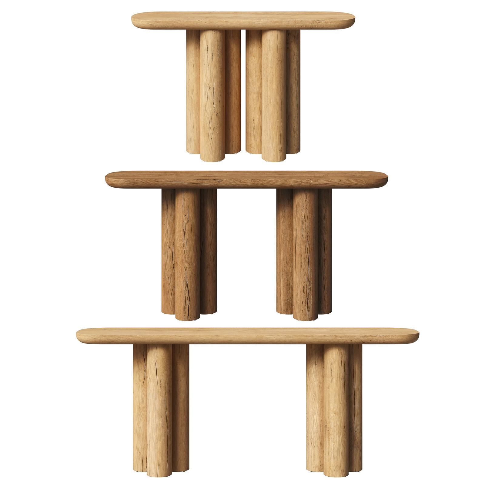 Restoration Hardware Oslo Console 3D model_7