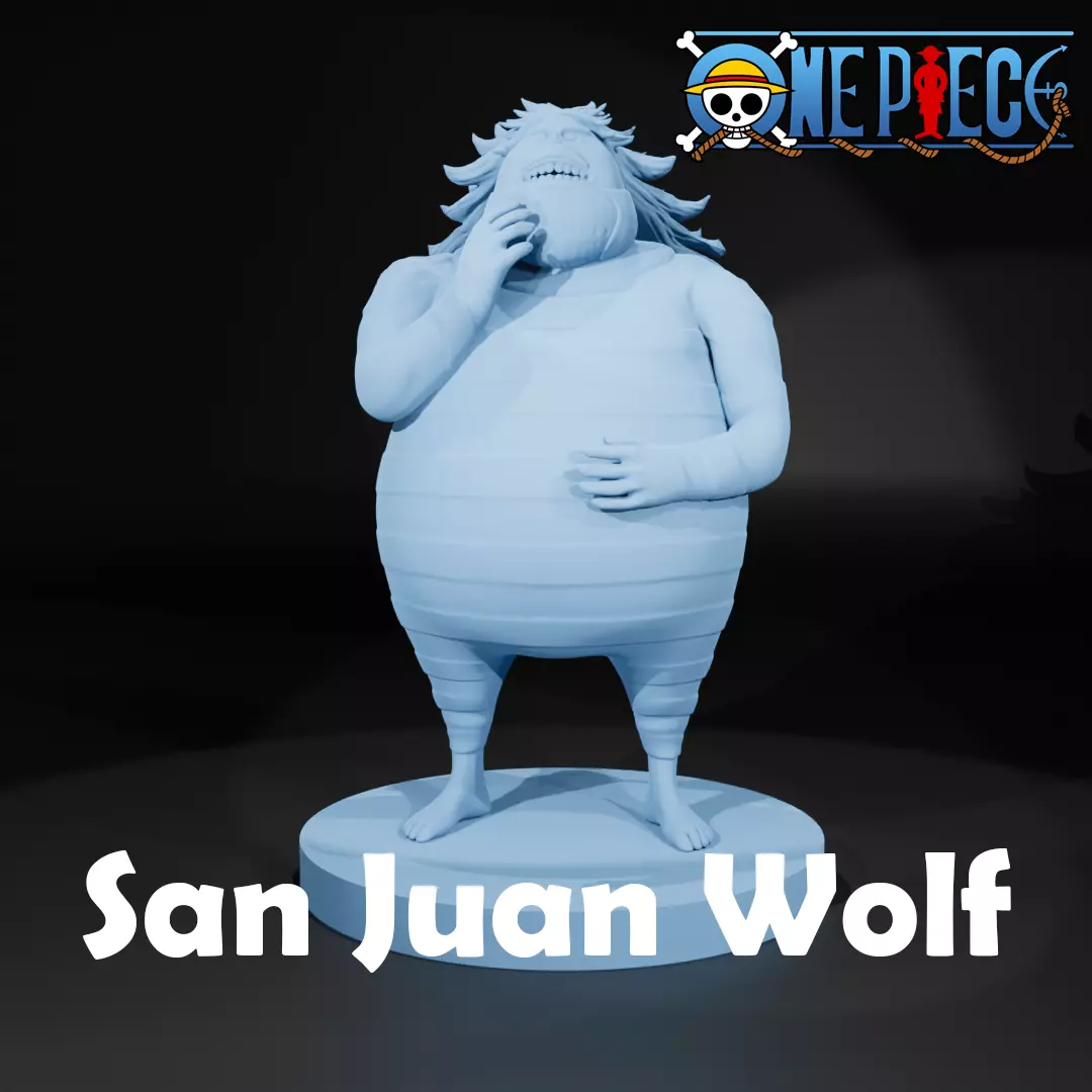 SANJUAN WOLF - BLACKBEARD PIRATES - ONE PIECE 3D print model_0