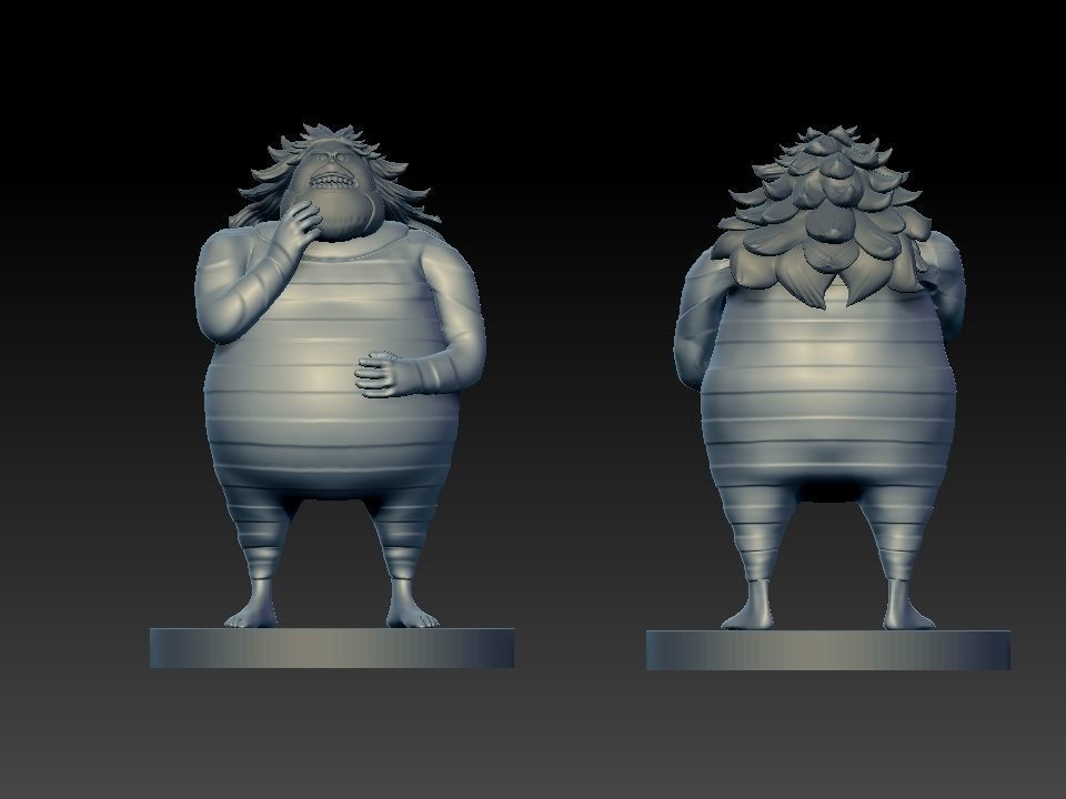 SANJUAN WOLF - BLACKBEARD PIRATES - ONE PIECE 3D print model_4