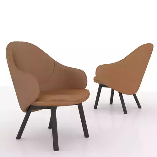 lounge chair 3ds model
