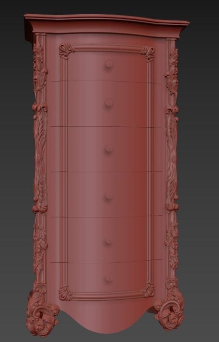 filing cabinets 3D model 3D model_1