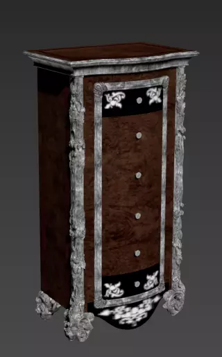 filing cabinets 3D model 3D model_0