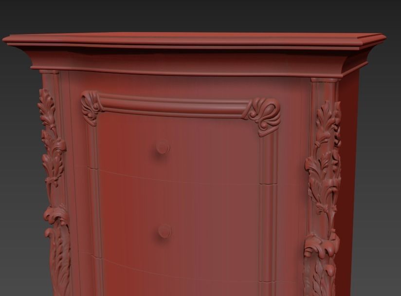 filing cabinets 3D model 3D model_2