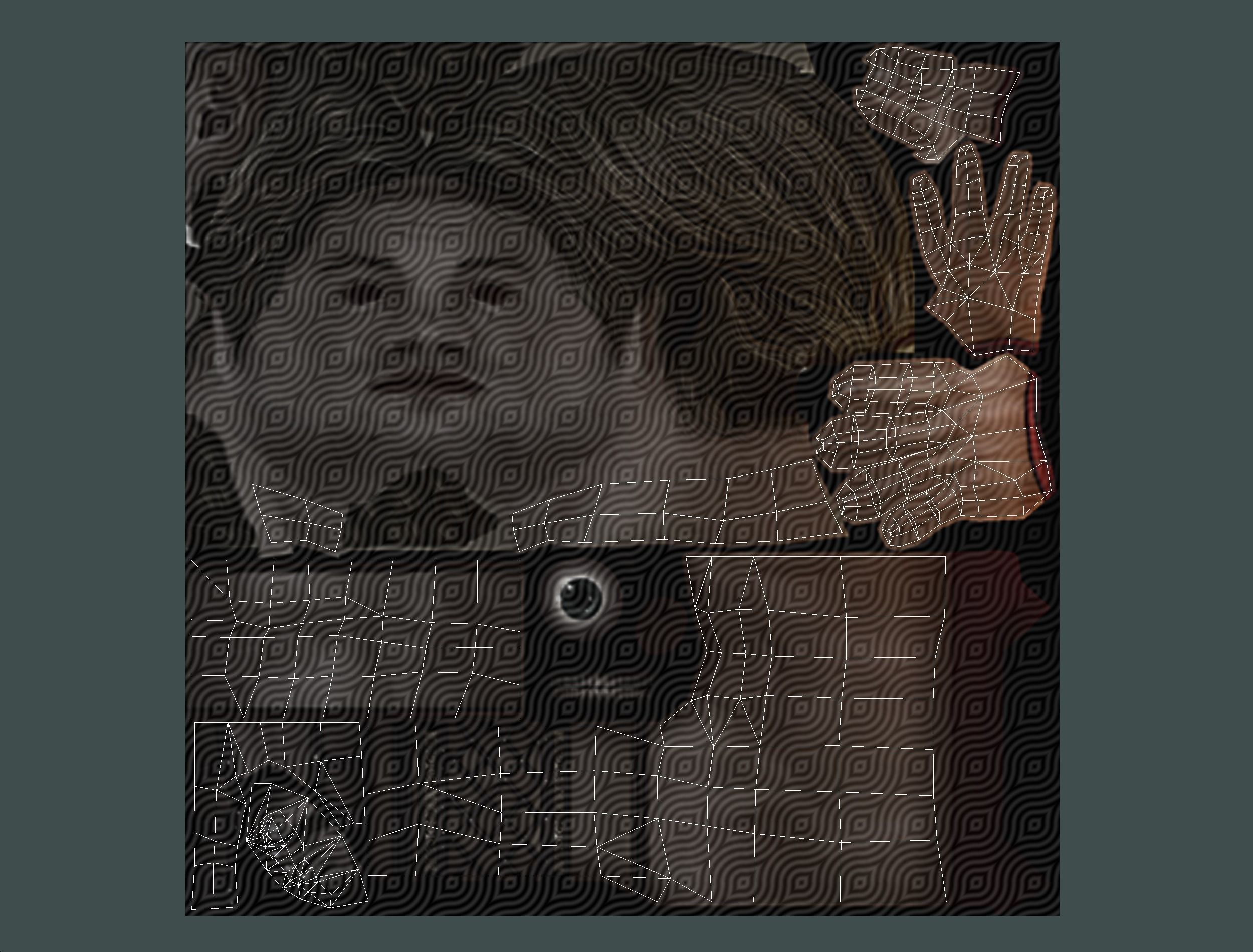 Ancient Warrior in Golden Armor and Helmet Low-poly 3D model_43