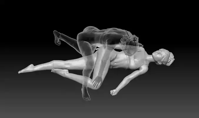 MASSAGE GIRL 4 3D print model