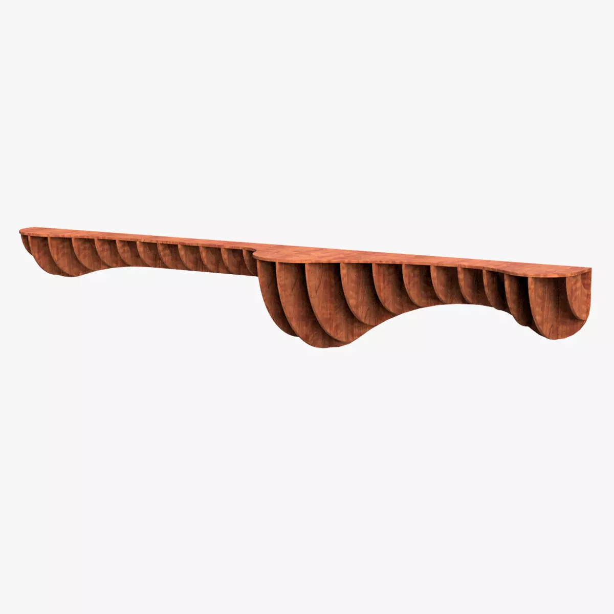 Parametric Decorative Shelf model 3D print model