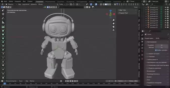 Robot 3D models stils 3D model