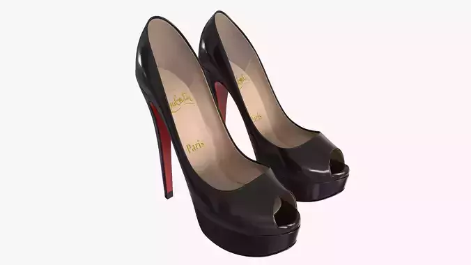 Christian Louboutin Women Shoes 3D model