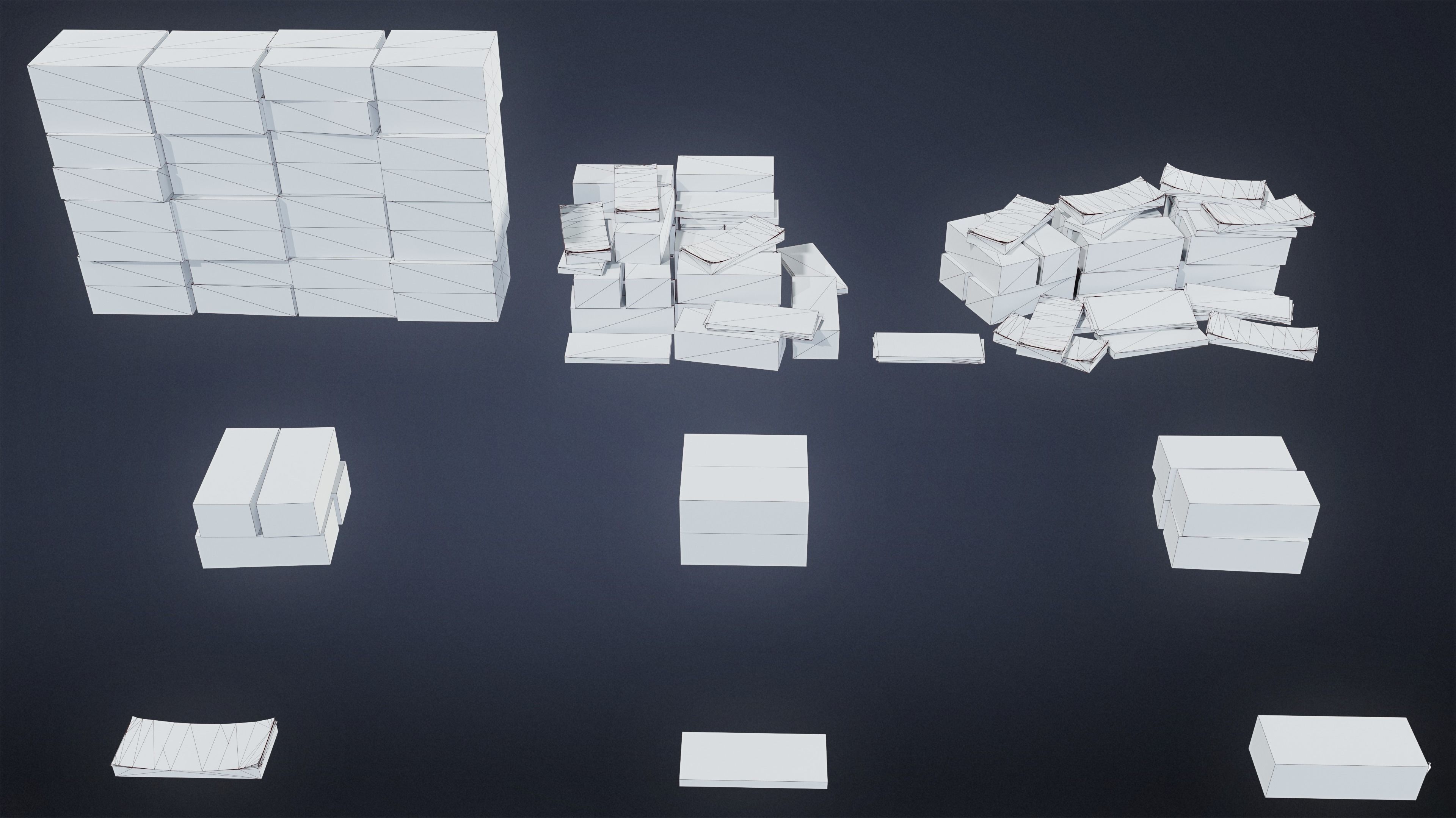 BANK HEIST - Money Pile 01 - LOW POLY Low-poly 3D model_19