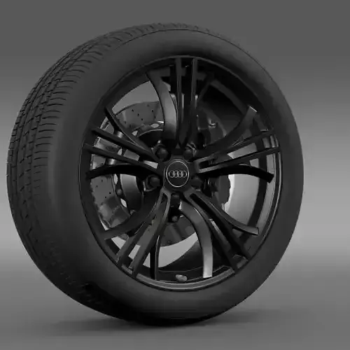 Audi R8 V10 plus 2013 wheel