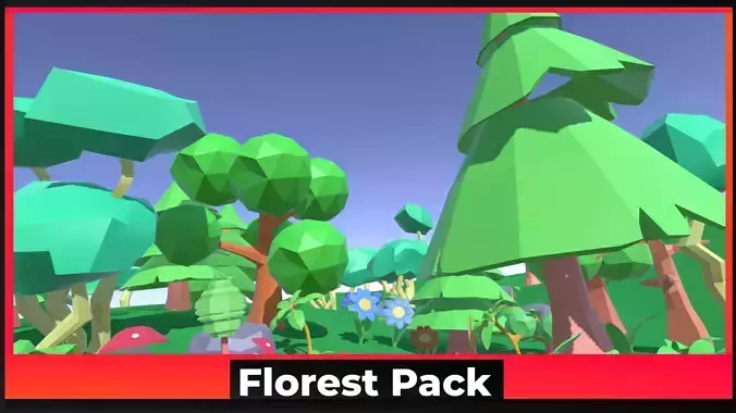 Low Poly Forest Pack Stylized Nature Environment