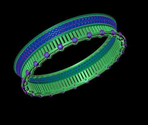 Bracelet 3D print model_2