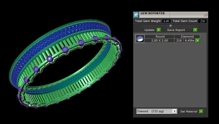 Bracelet 3D print model_4