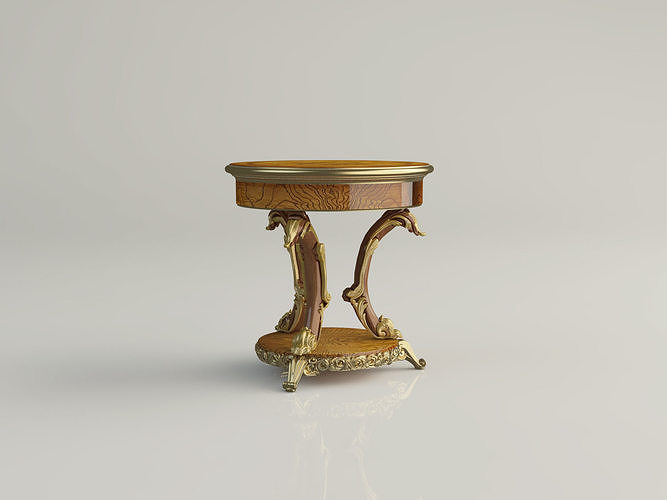 stool set 3D model 3D model