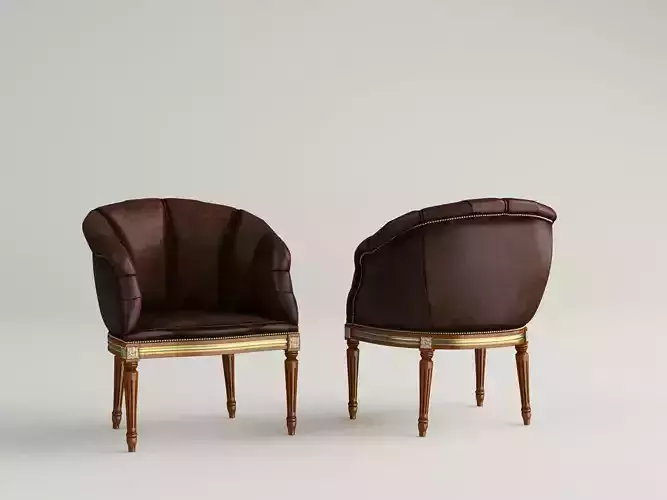 chairs classic 3d model 3D model 3D model