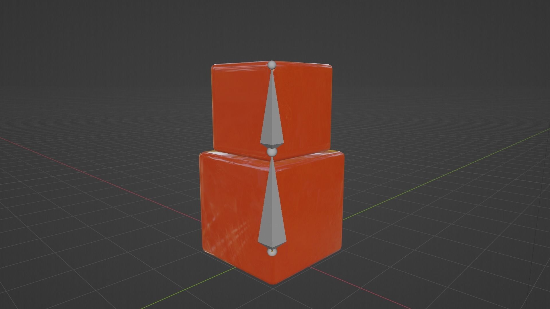 Block Bot Low-poly 3D model_6