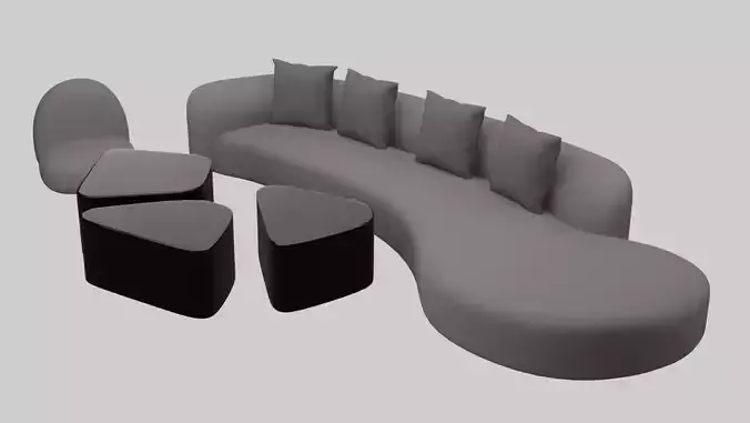 Irregular Shape Sofa