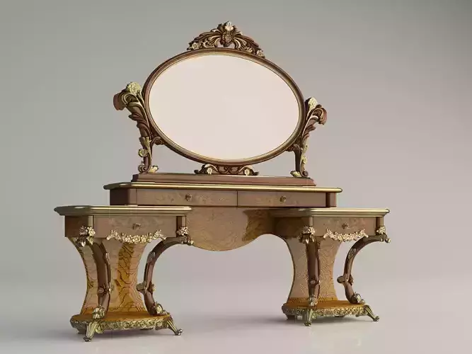  makeup tables and chairs