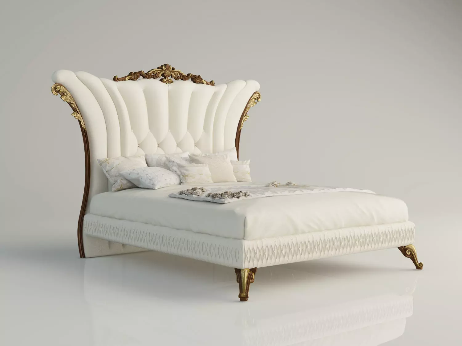 classic beds 3D model 3D model 3D model 3D model_0