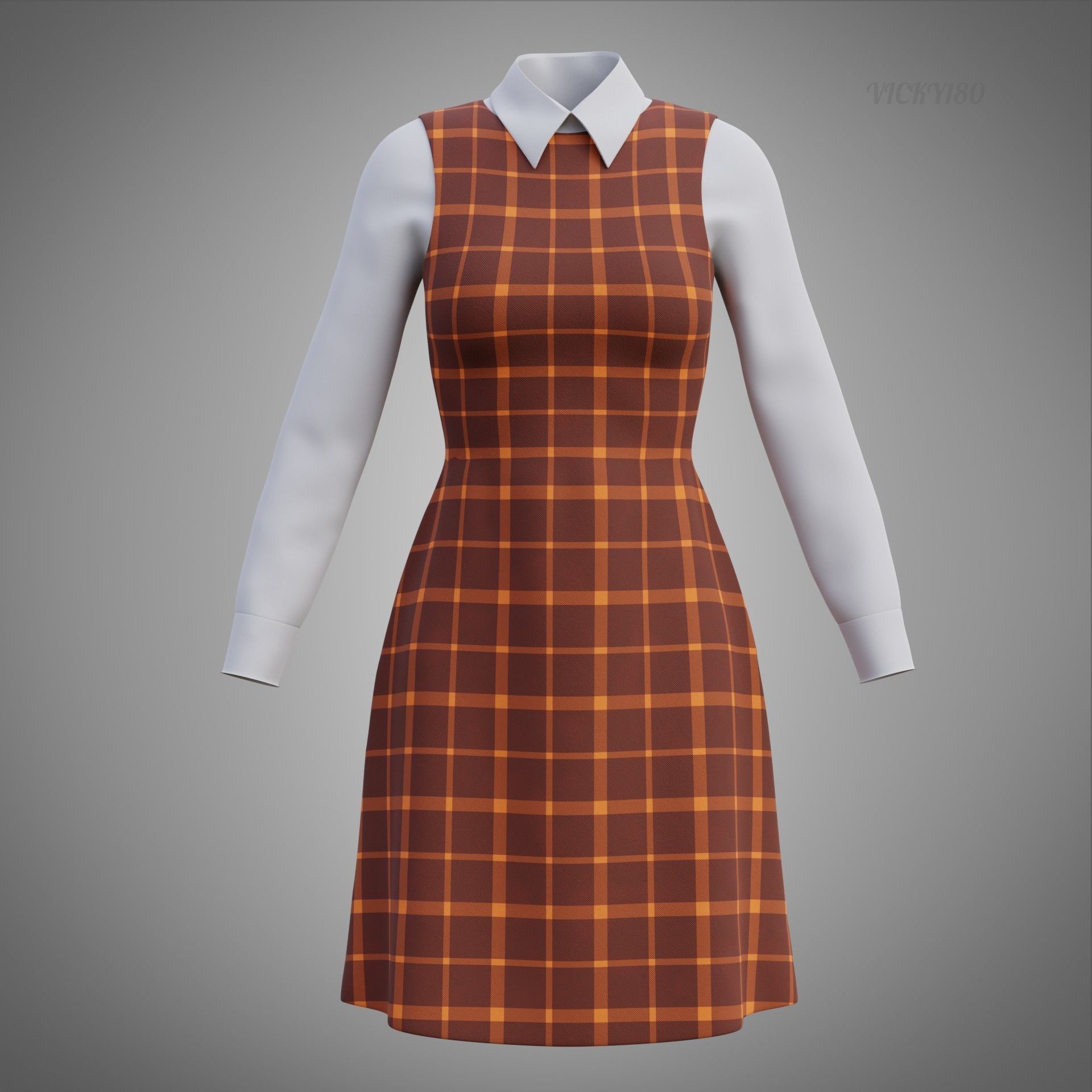 office wear collar dresses collection - school uniform outfits _31