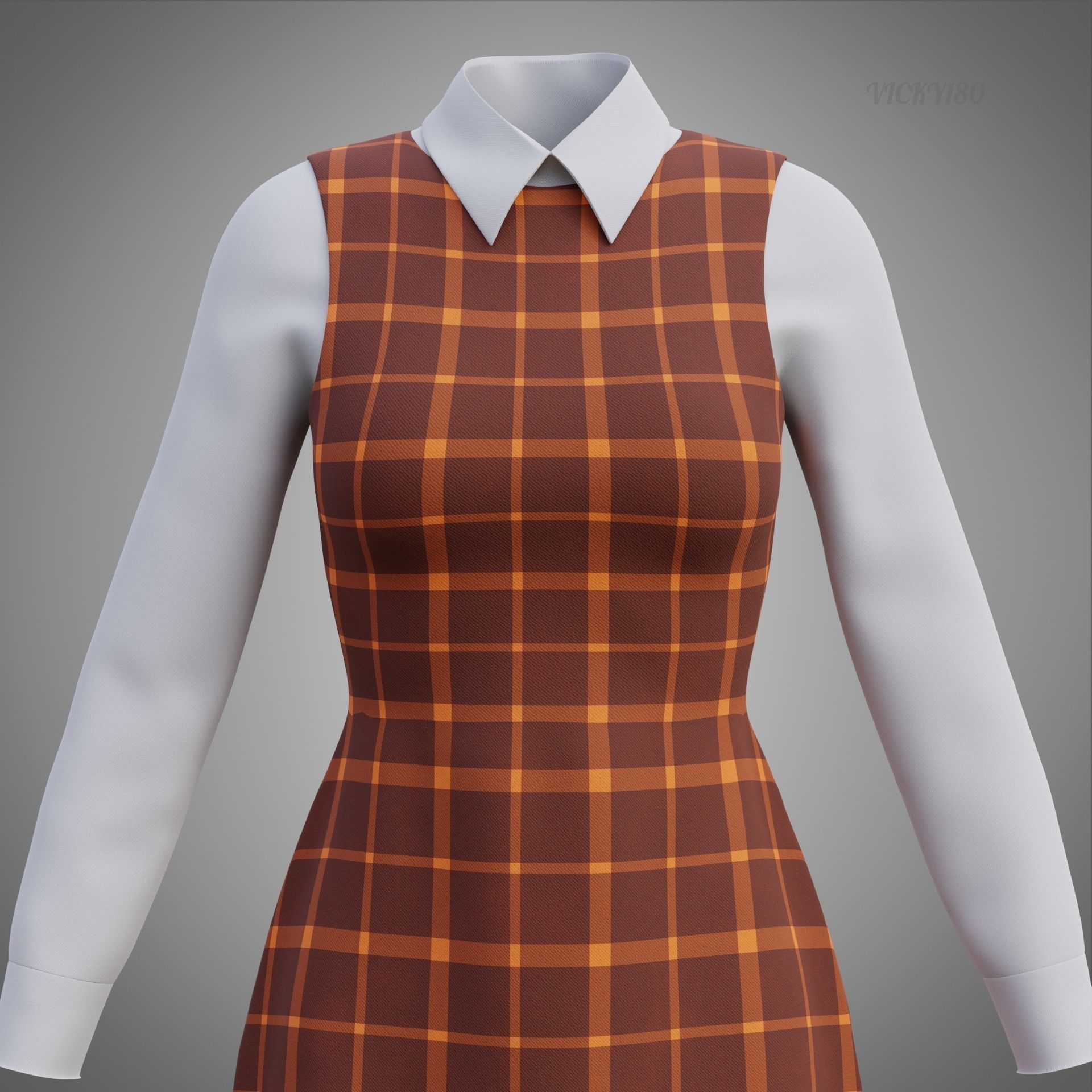 office wear collar dresses collection - school uniform outfits _32