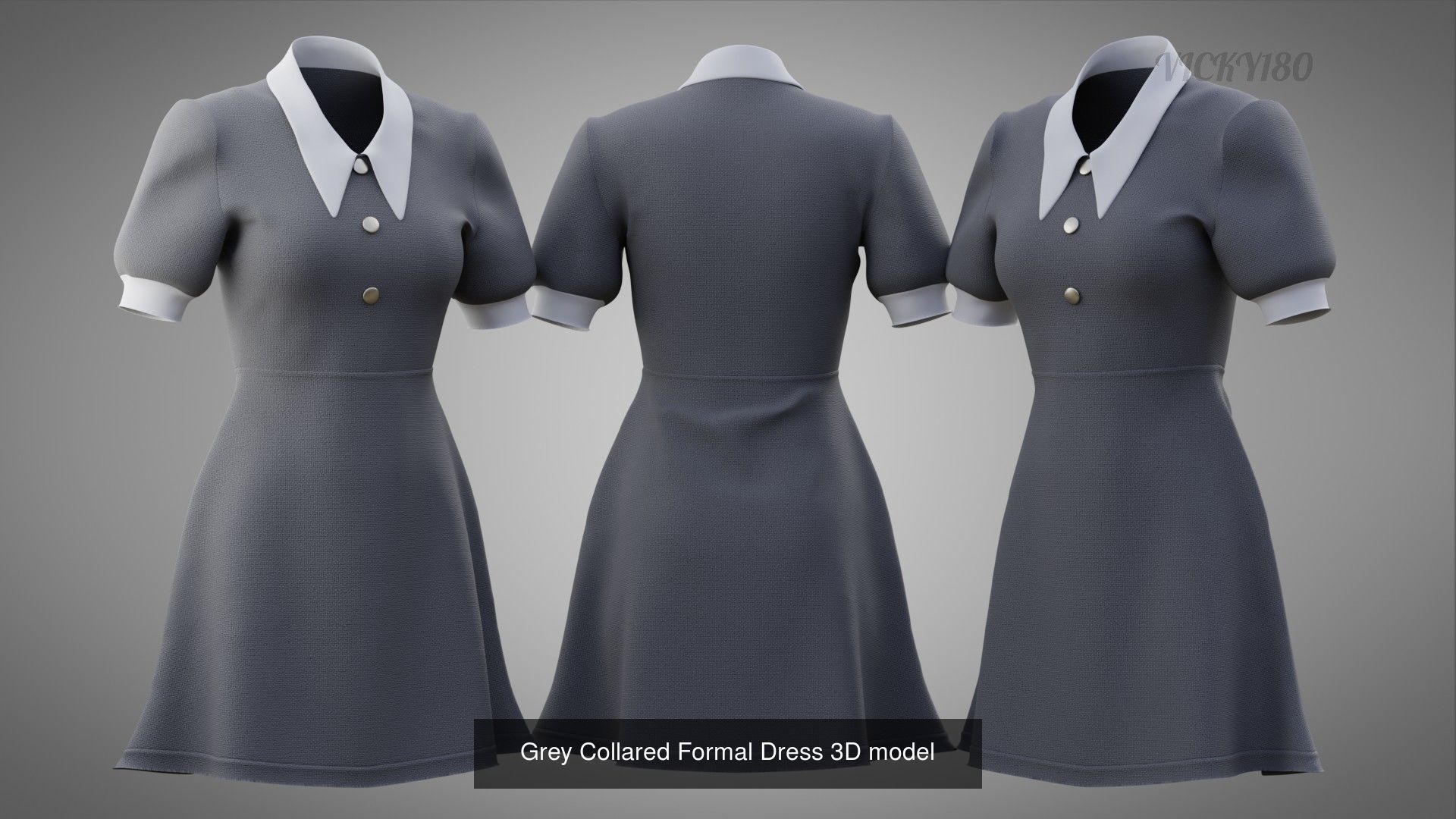 office wear collar dresses collection - school uniform outfits _5