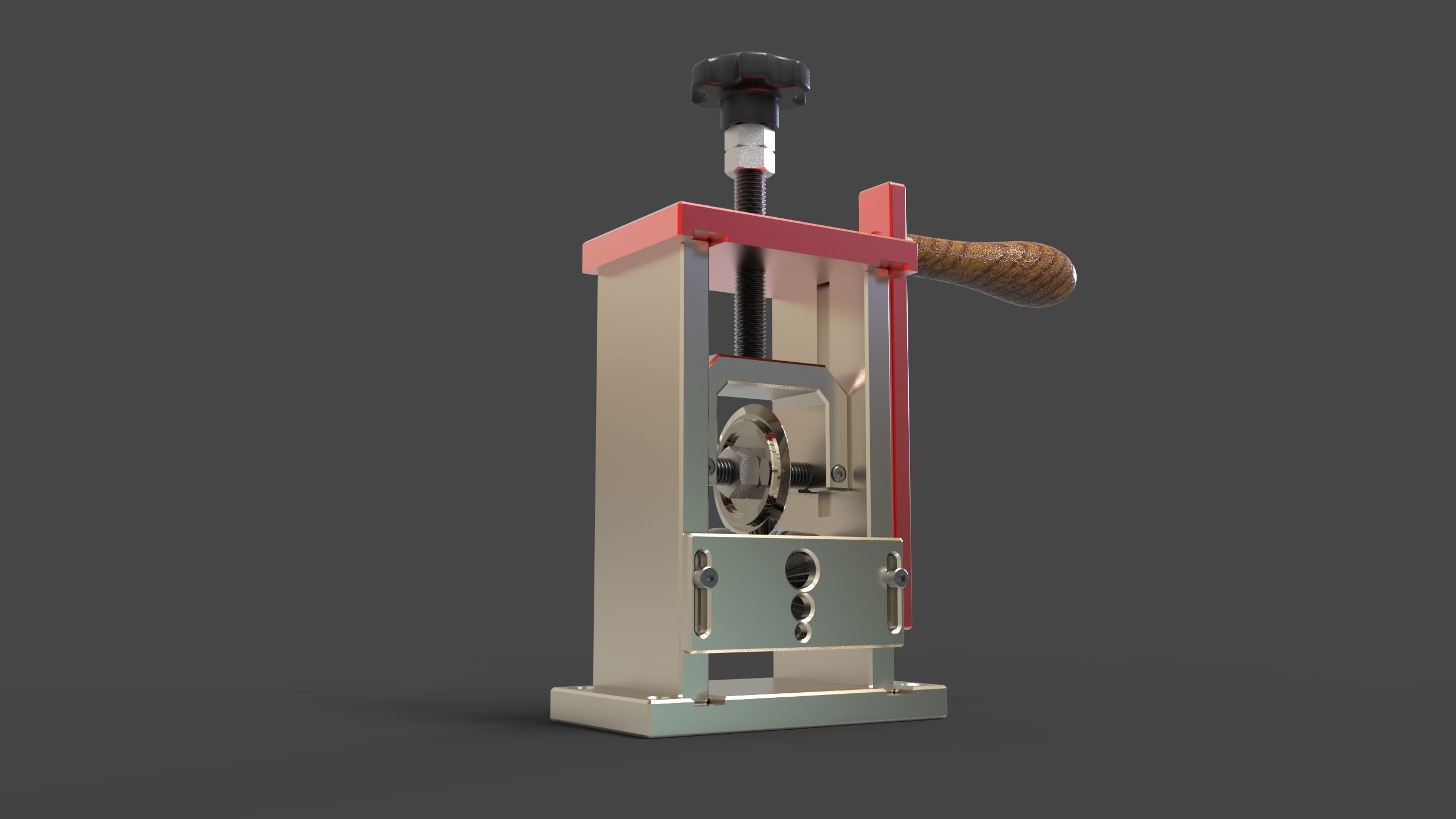 copper wire stripper 3D model_2