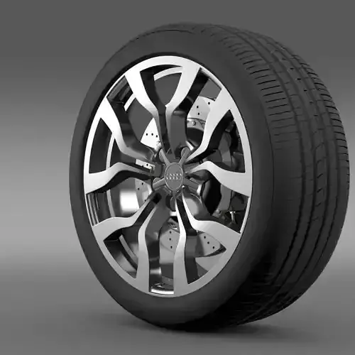 Audi R8 V10 Spyder 2013 wheel