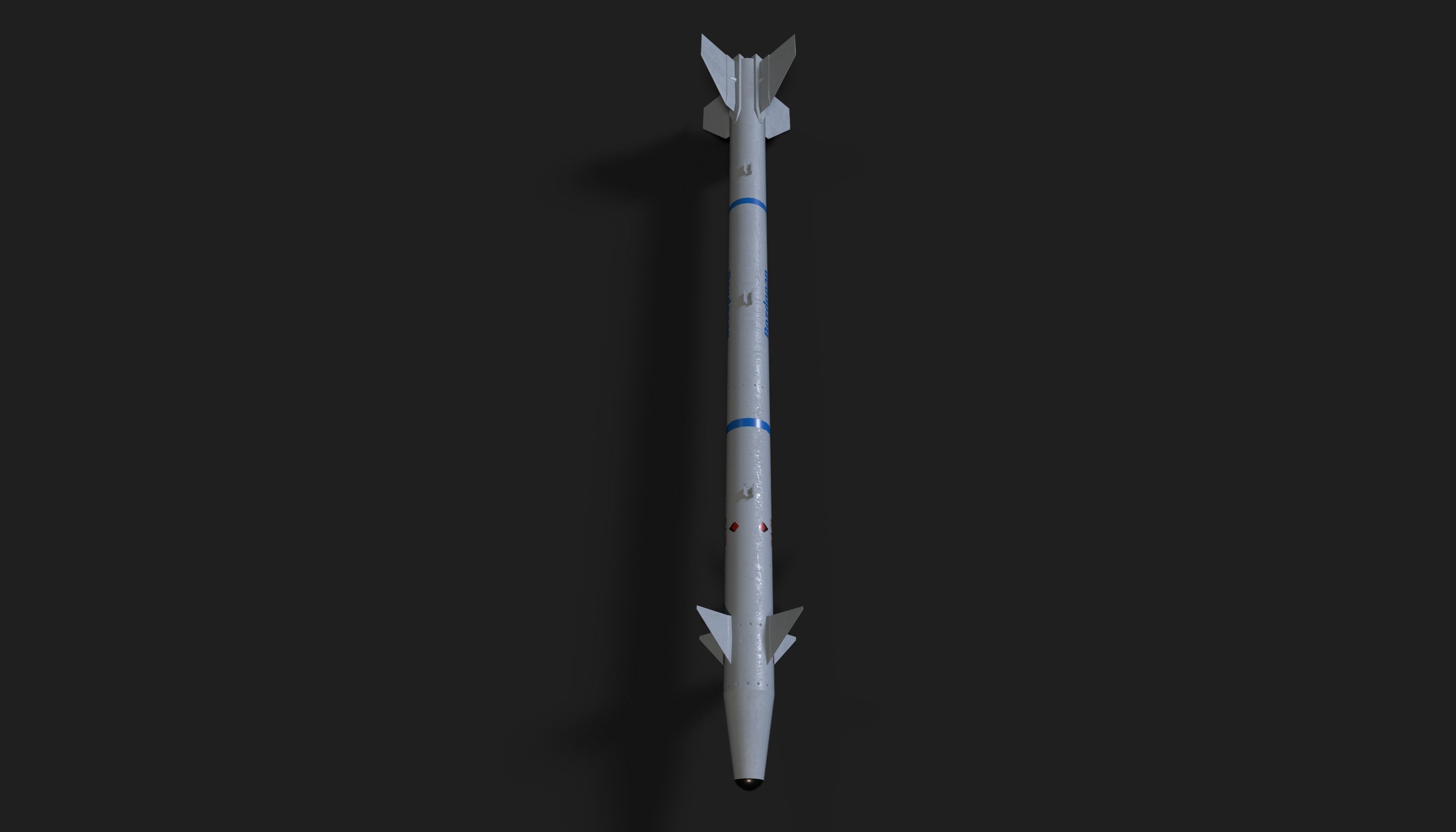 Bozdogan merlin air to air missile Low-poly 3D model_14
