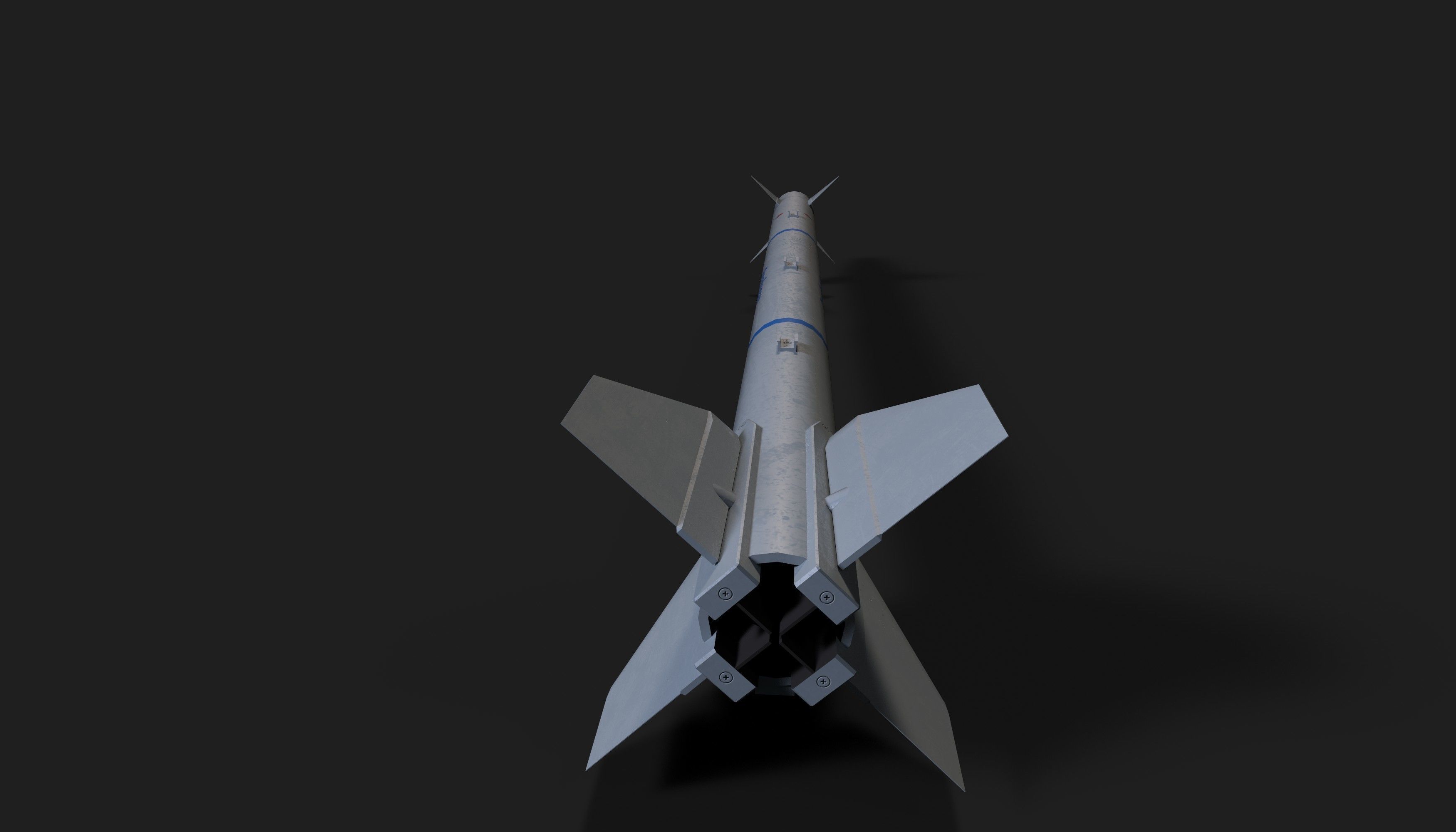 Bozdogan merlin air to air missile Low-poly 3D model_6