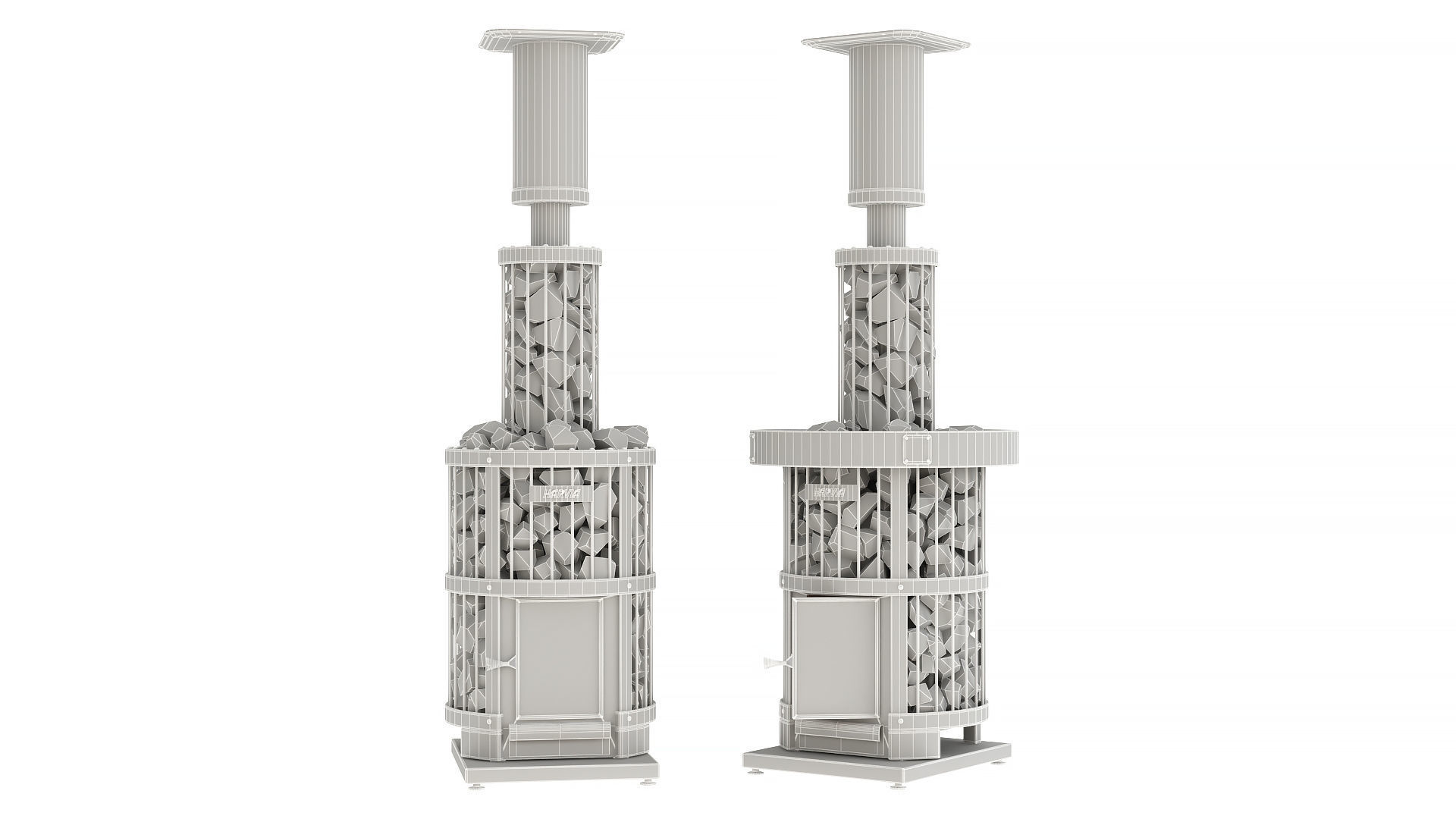 Harvia Legend GreenFlame 3D model_9