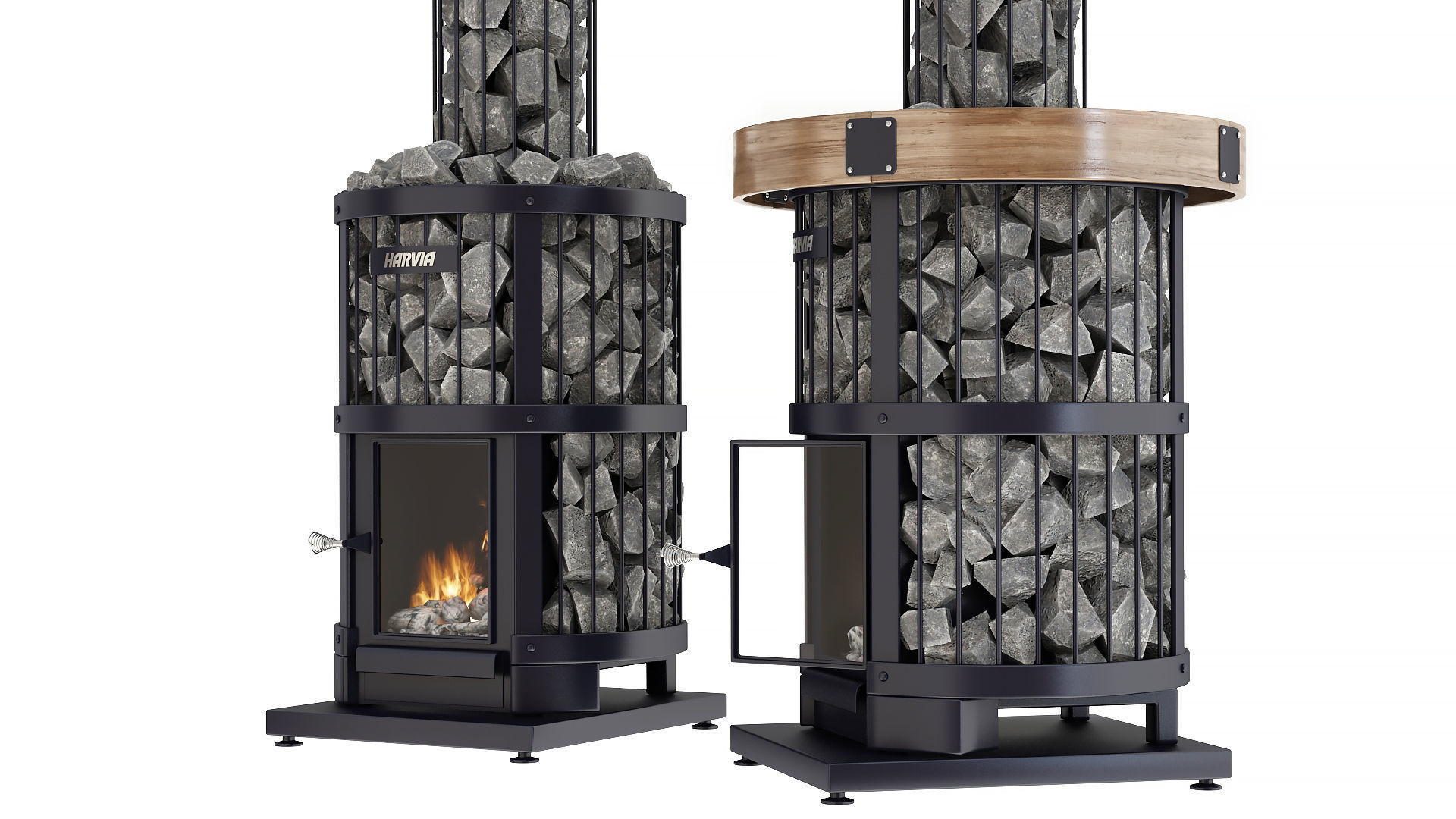 Harvia Legend GreenFlame 3D model_4