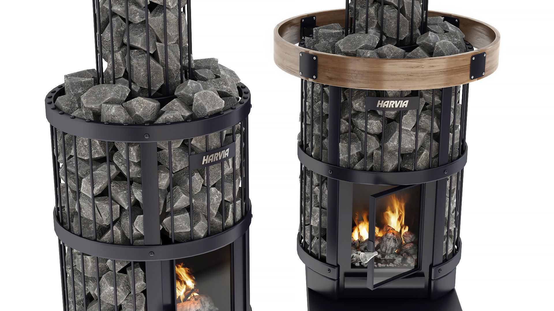 Harvia Legend GreenFlame 3D model_8