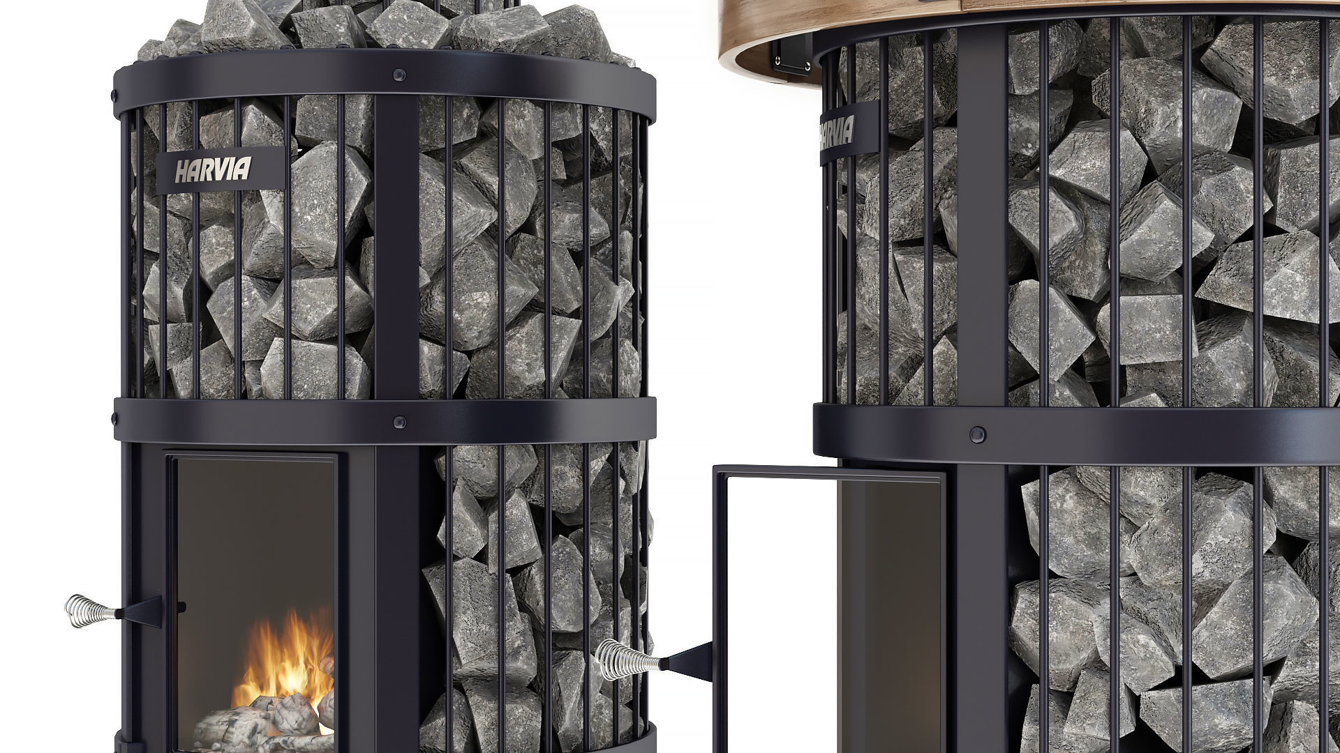 Harvia Legend GreenFlame 3D model_7