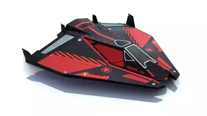 Sci-Fi Combat Spaceship