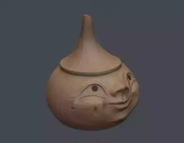 Garlic Keeper - low-poly - PBR - game ready Low-poly 3D model