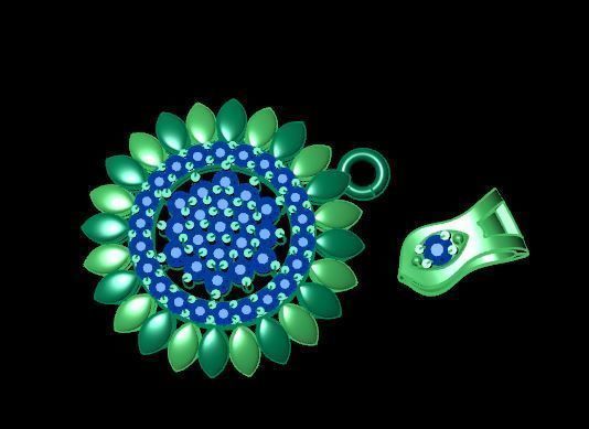 beautifull pandent desing 3D print model_19