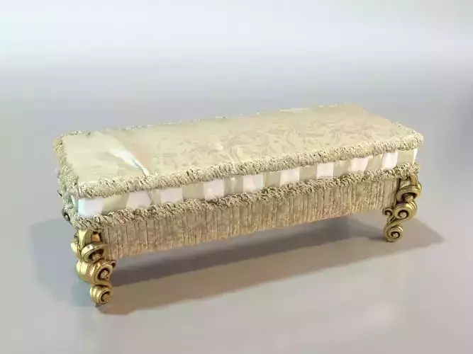 bench chair 3D model vip