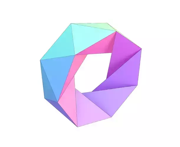 Anti-Heptagonal Iris Toroid