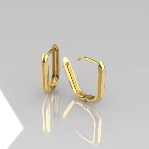 Earrings 3 different sizes 3D print model_0
