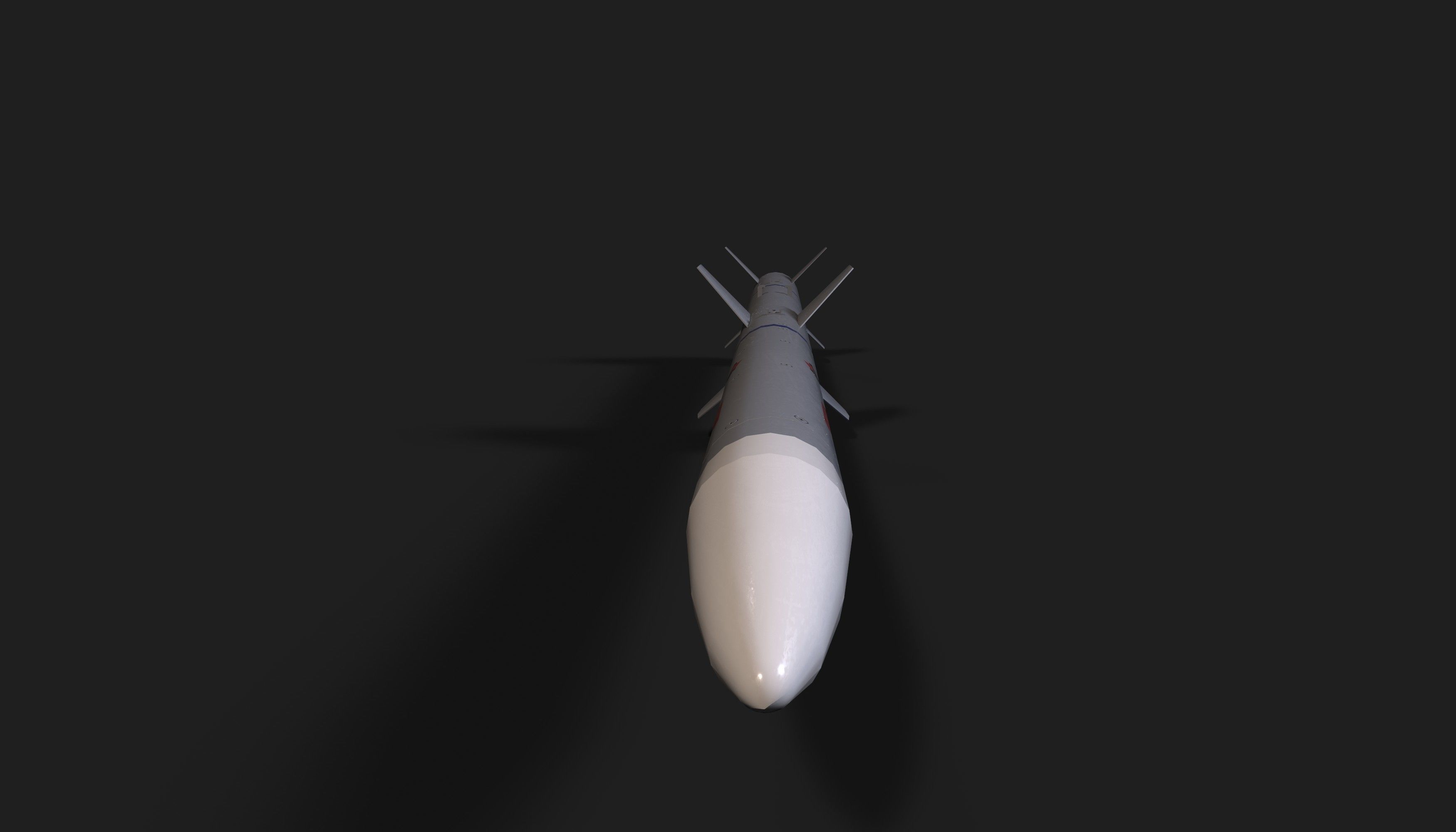 Bozdogan air to air missile Low-poly 3D model_13